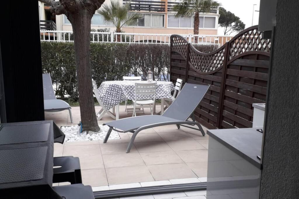 Cap D'Agde - Residence Estivales - Proche Naturiste - Terrasse - Wifi - Parking - Piscine - Clim Ngoại thất bức ảnh